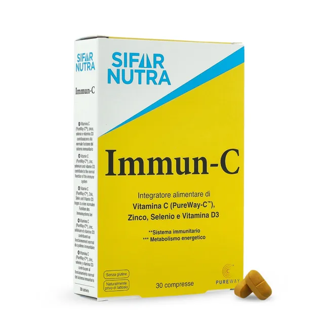 Sifar Nutra Immunity Immun-C integratore 30 compresse vitamina C D3
