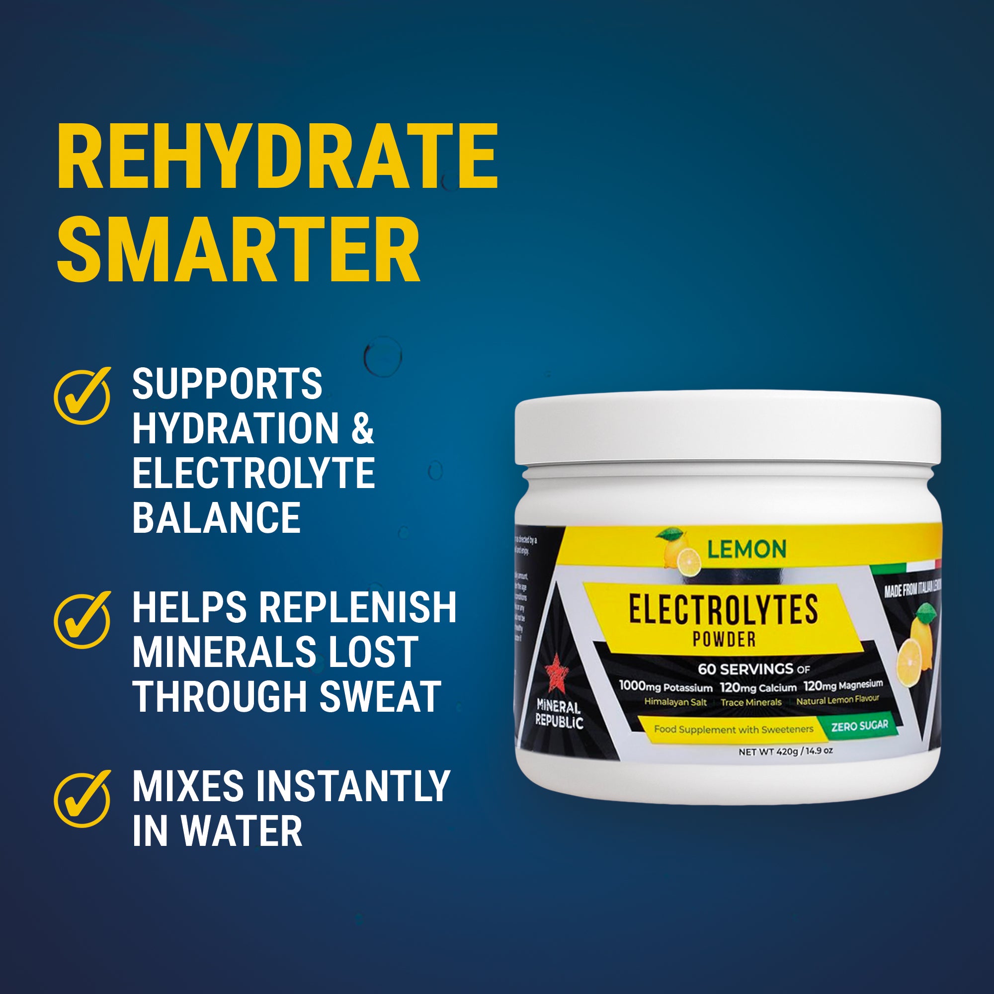 Mineral Republic Bundle Pacco da 2 Elettroliti Limone Senza Zuccheri