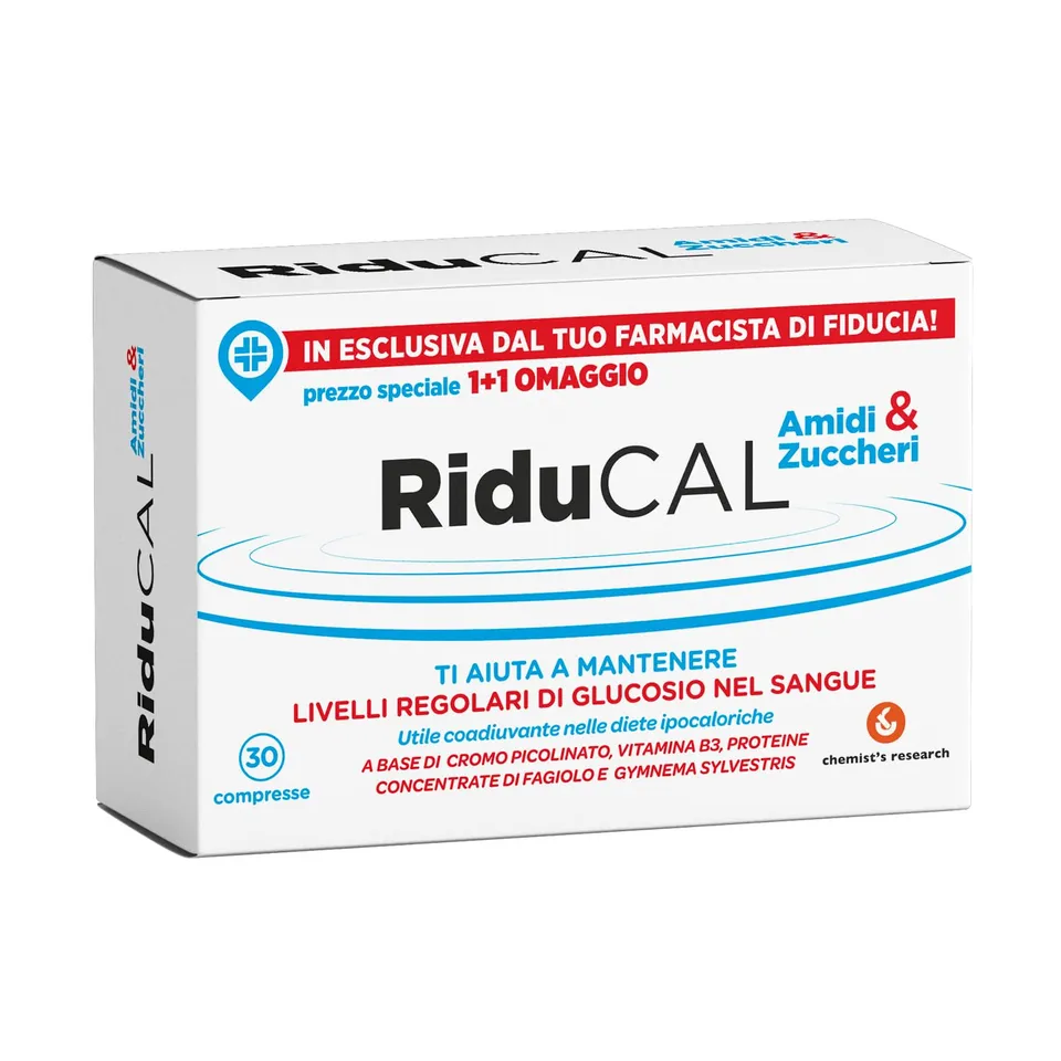 Chemist's Research Riducal 30 compresse cromo gymnema dieta