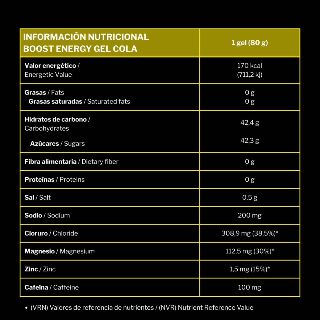 Recuperat-ion Gel Boost Energy gel energetico 80 g lima caffeina