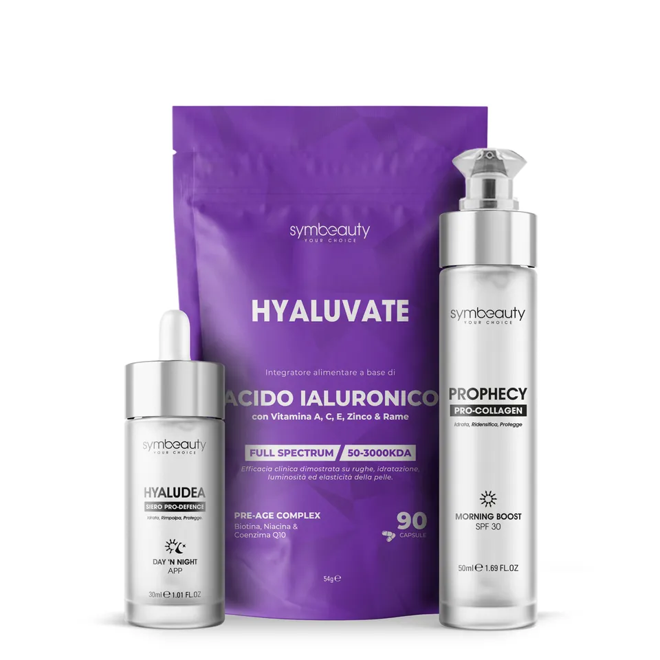 Supremagy Routine Pre-Age kit siero crema integratore ialuronico
