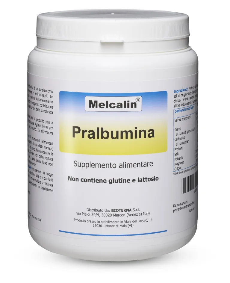 Melcalin Pralbumina Proteine Vaniglia Integratore Massa