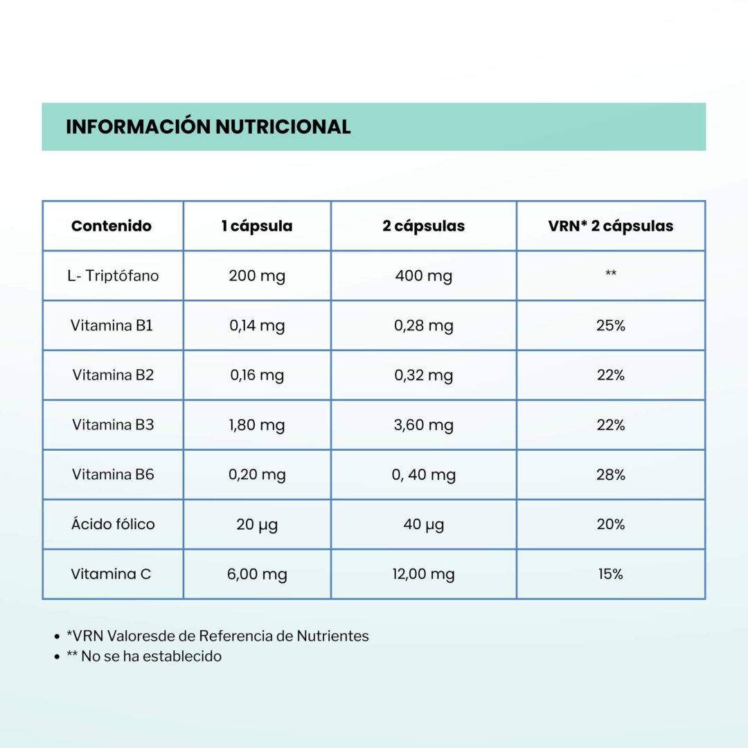 Recuperat-ion Triptófano integratore energia 30 capsule triptofano