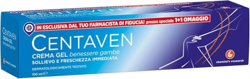 Chemist's Research Centaven Crema Gel gambe 100 ml x2 centella