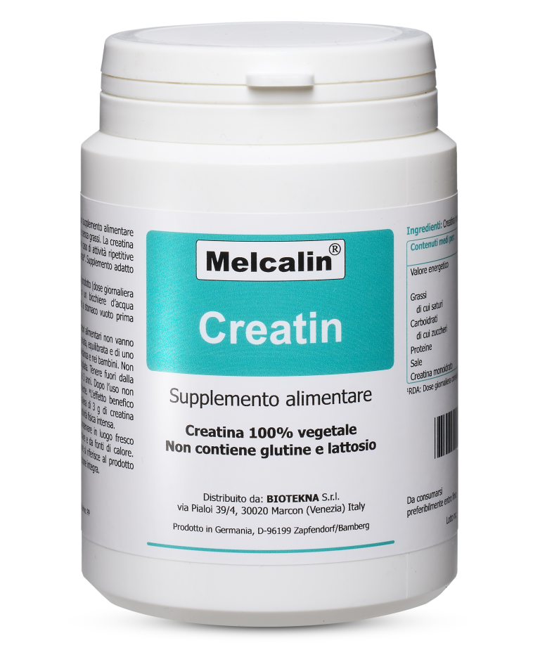 Melcalin Creatin Creatina Integratore Massa Muscolare Uso Sportivo