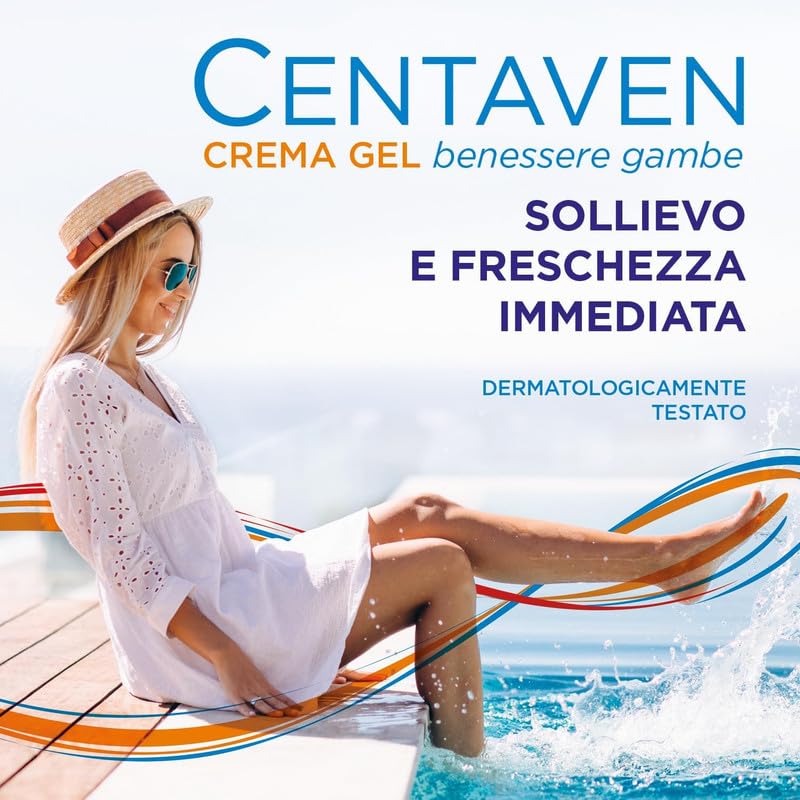 Chemist's Research Centaven Crema Gel gambe 100 ml x2 centella