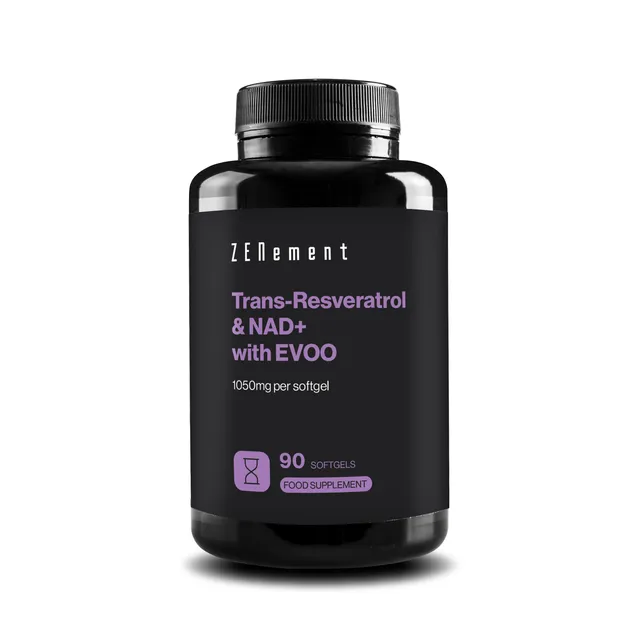 Zenement Trans-Resveratrolo NAD+ Integratore 90 Capsule Softgel