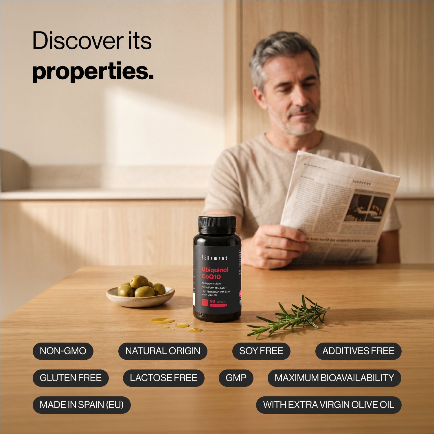 Zenement Longevità Ubiquinolo CoQ10 100 mg 90 Softgel