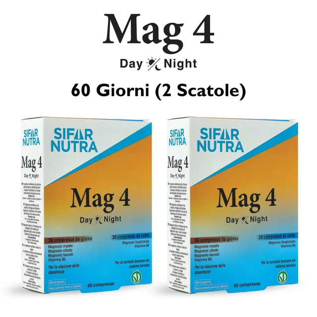 Sifar Nutra Mag 4 Day Night integratore 120 compresse magnesio