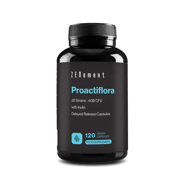 Zenement Proactiflora 20 Ceppi Probiotico 120 Capsule 40 Miliardi UFC