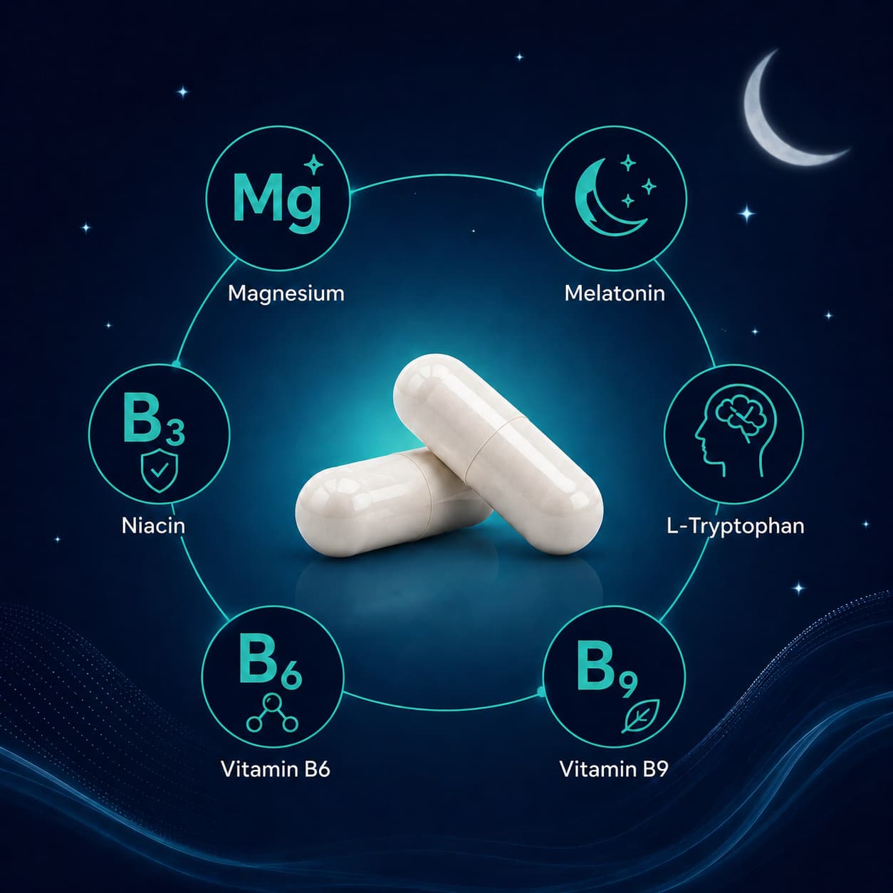 Recuperat-ion VitAmin-T Sleep integratore sonno 30 capsule melatonina