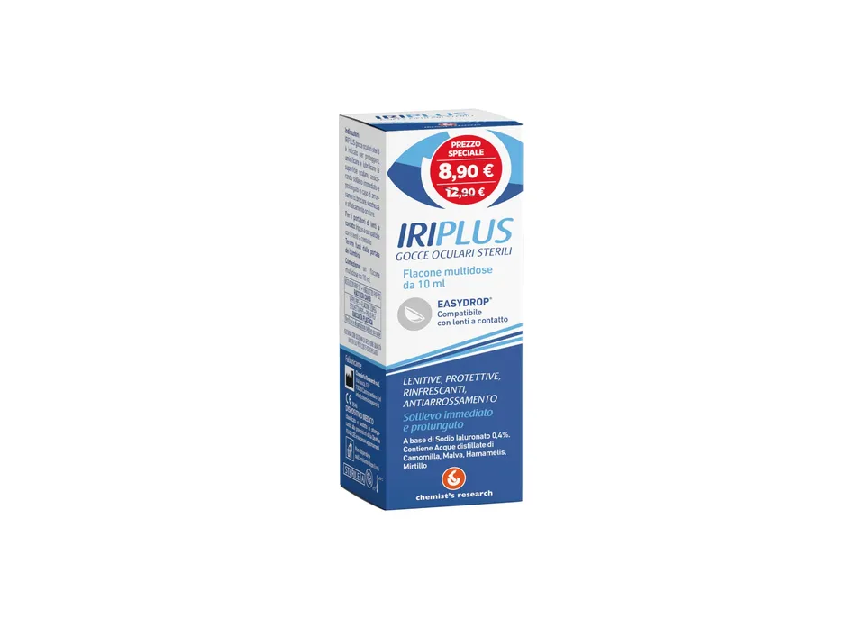 Chemist's Research Iriplus gocce oculari 10 ml ialuronato 0,4%