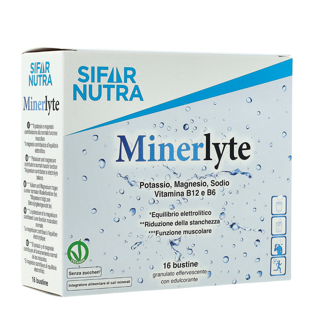 Sifar Nutra Minerlyte elettroliti 16 bustine vitamine B6 B12