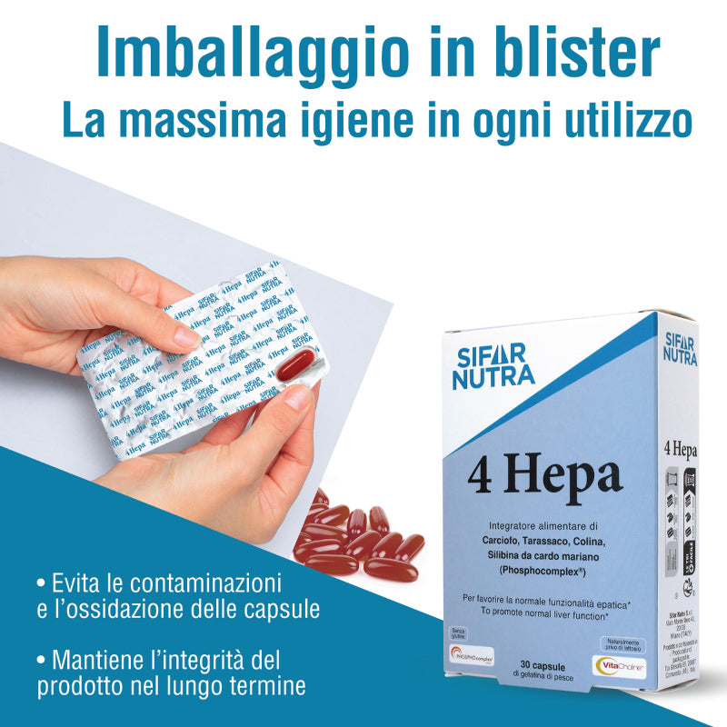 Sifar Nutra Liver Health 4 Hepa capsule 90 capsule carciofo cardo