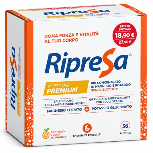 Chemist's Research Ripresa Premium Sali Minerali Arancia 36 Bustine
