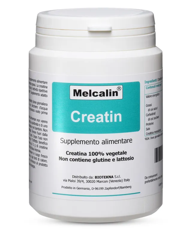 Melcalin Creatin Creatina Integratore Massa Muscolare Uso Sportivo
