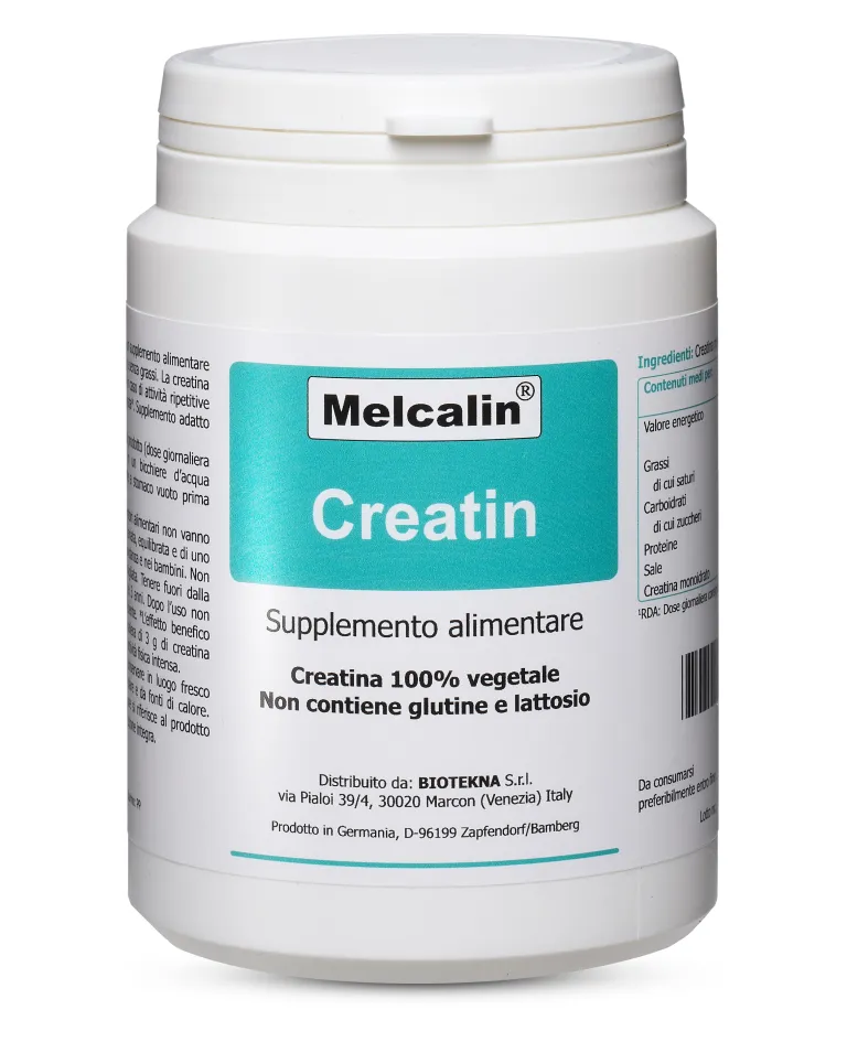 Melcalin Creatin Creatina Integratore Massa Muscolare Uso Sportivo