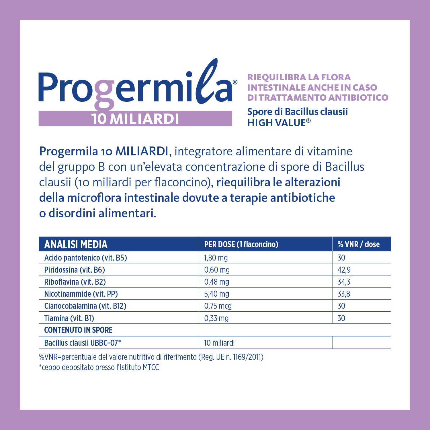Chemist's Research Progermila 10 Miliardi Fermenti 2 Confezioni