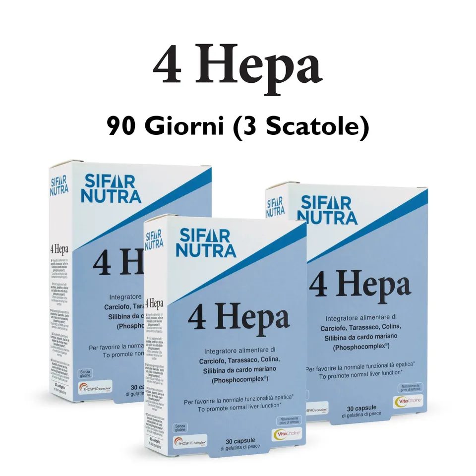 Sifar Nutra Liver Health 4 Hepa capsule 90 capsule carciofo cardo