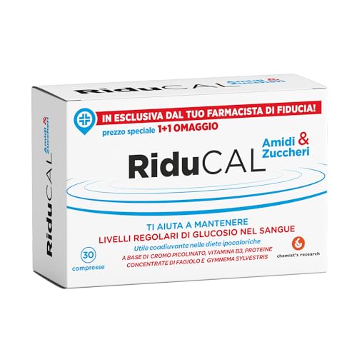 Chemist's Research Riducal 30 compresse cromo gymnema dieta