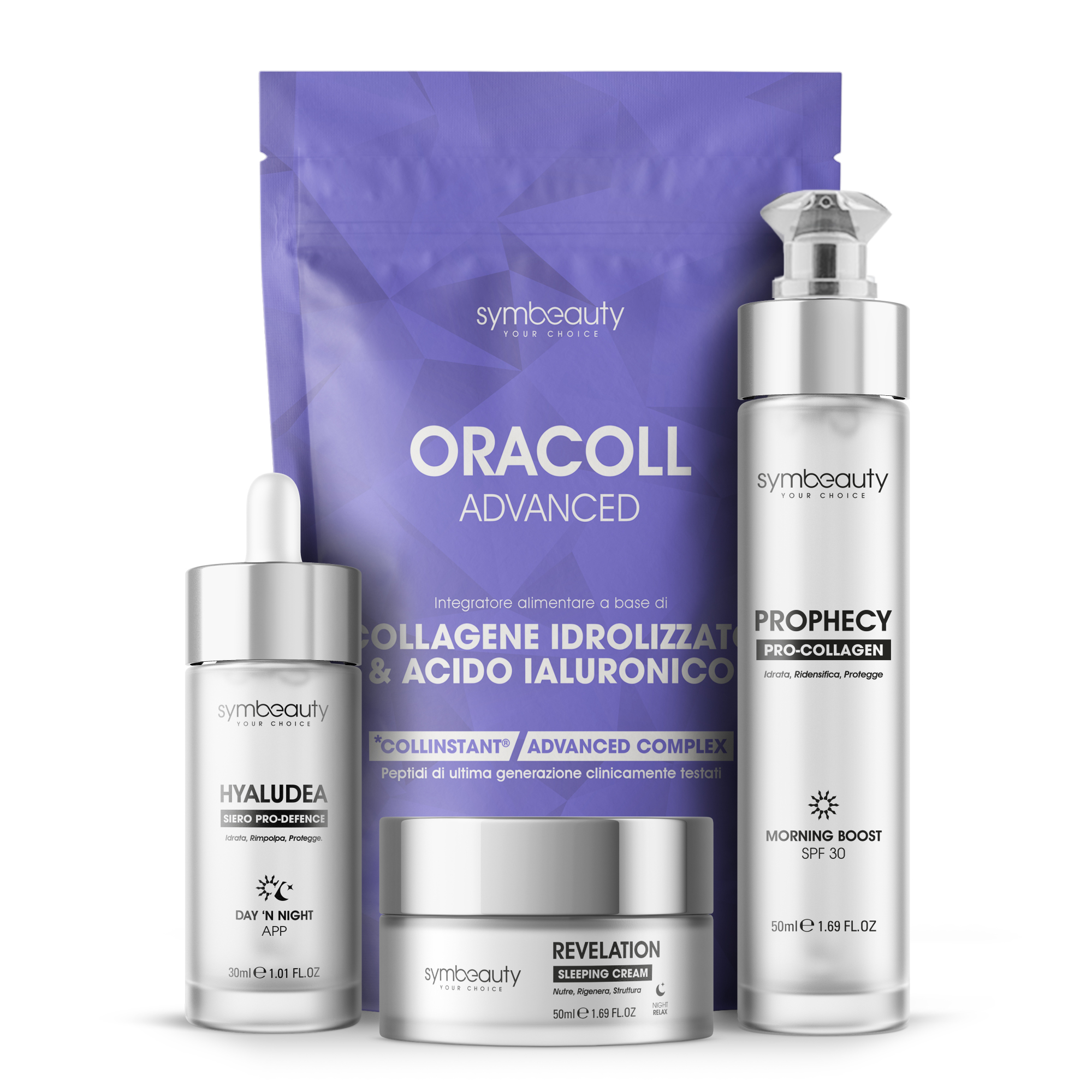 Supremagy Routine Pro-Age trattamento viso IN&OUT 4 prodotti