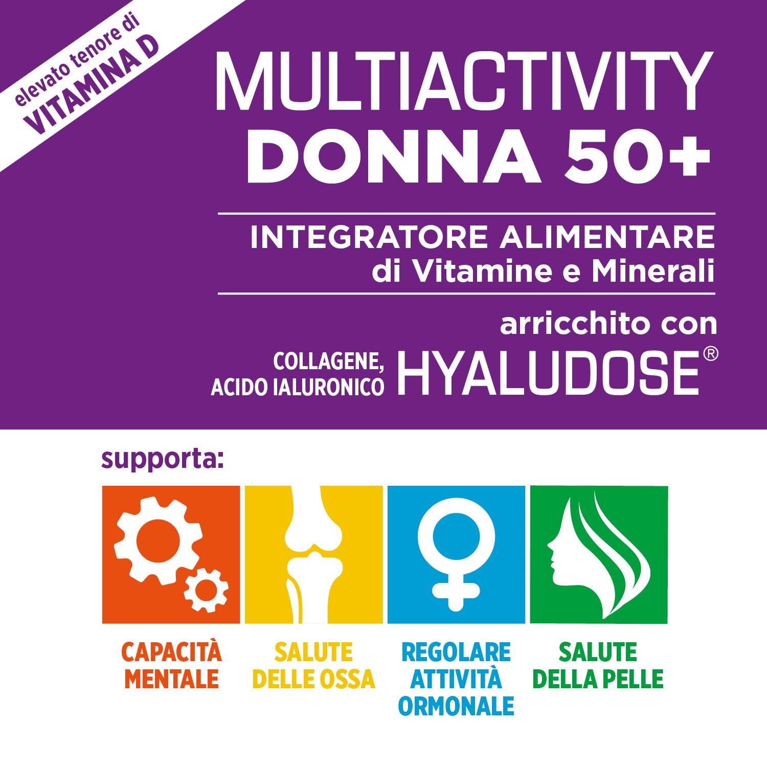 Chemist's Research Multiactivity Donna 50+ Integratore 60 Compresse
