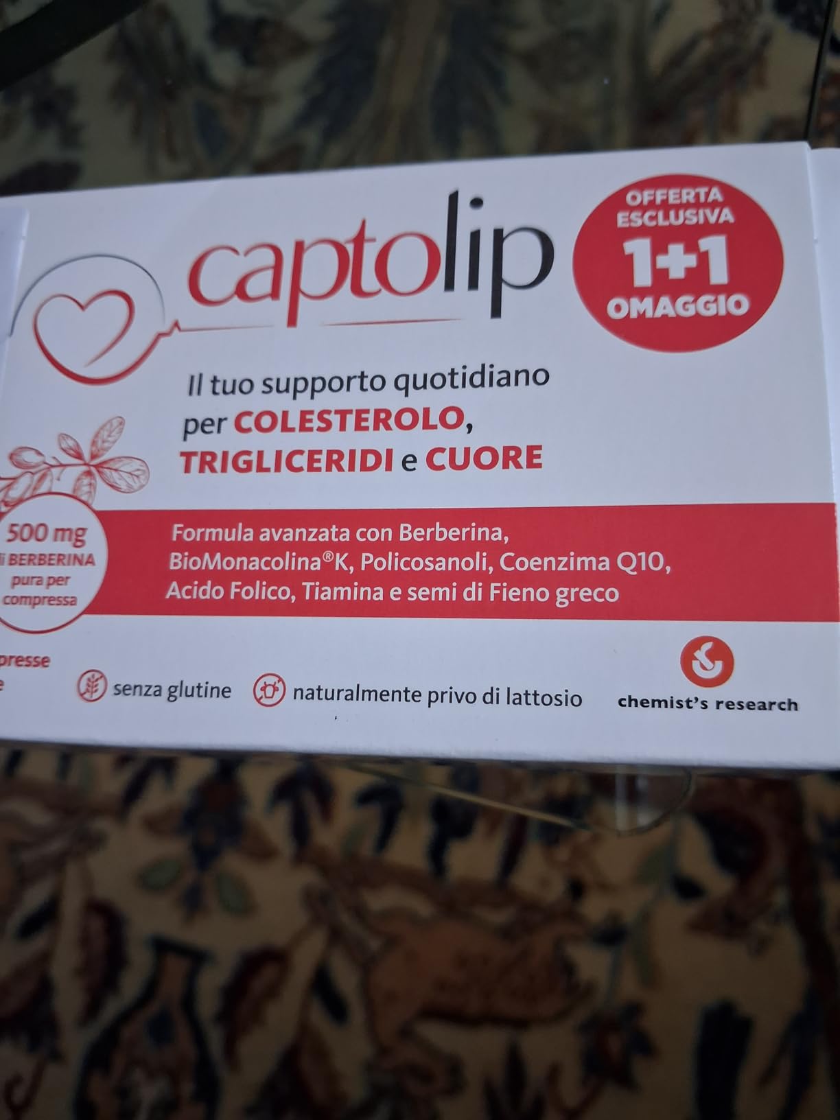 Chemist's Research Captolip Integratore 24 Compresse x2 Colesterolo