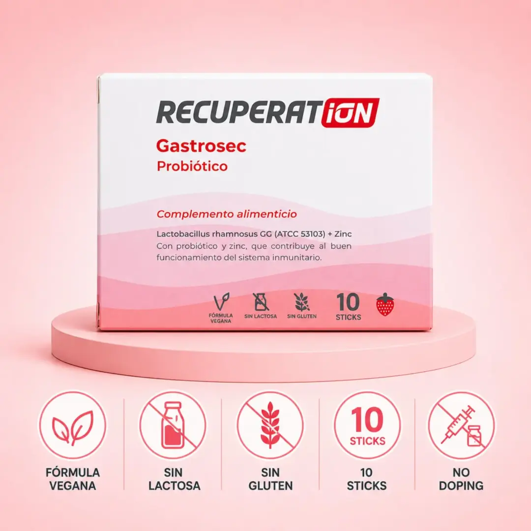 Recuperat-ion Gastrosec Probiotico 10 Stick Arancia Fragola Zinco