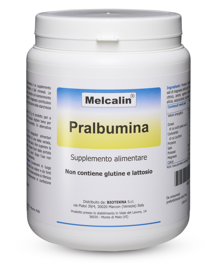 Melcalin Pralbumina Proteine Vaniglia Integratore Massa