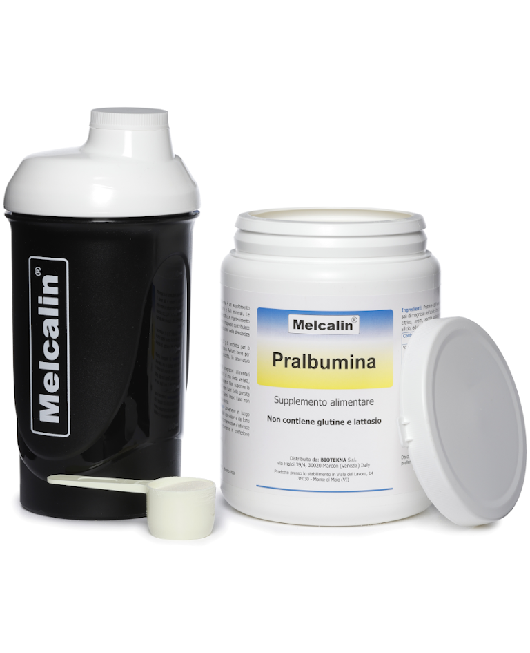 Melcalin Pralbumina proteine albumina uso sportivo