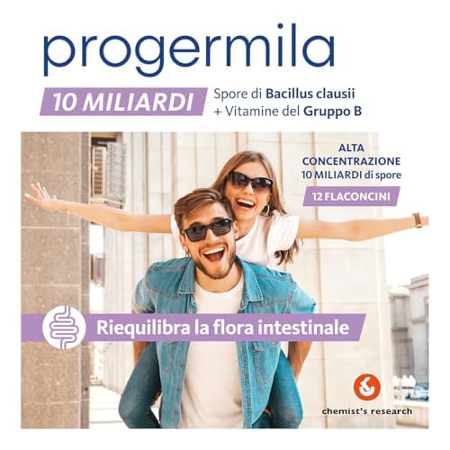 Chemist's Research Progermila 10 Miliardi 12 Flaconcini Intestino