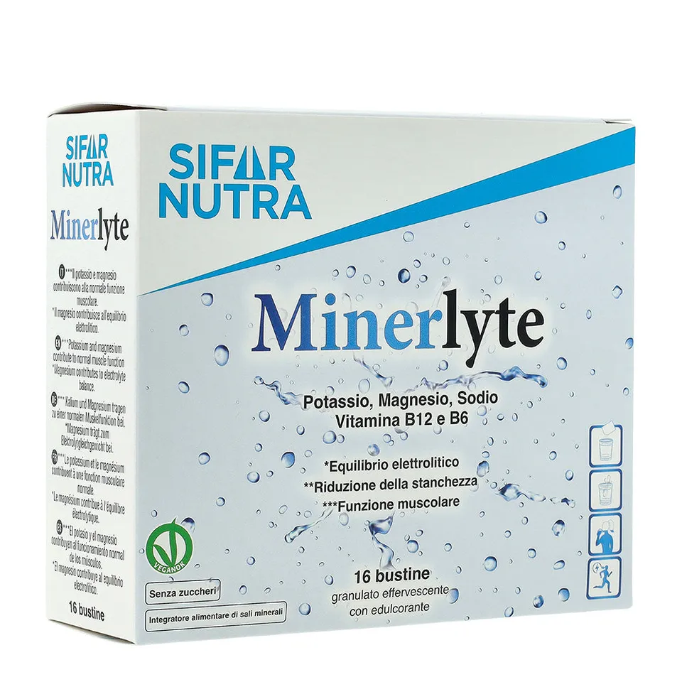 Sifar Nutra Minerlyte elettroliti 16 bustine vitamine B6 B12