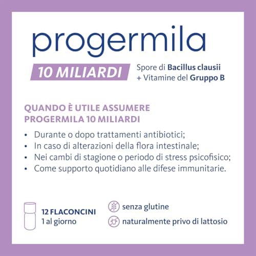 Chemist's Research Progermila 10 Miliardi 12 Flaconcini Intestino
