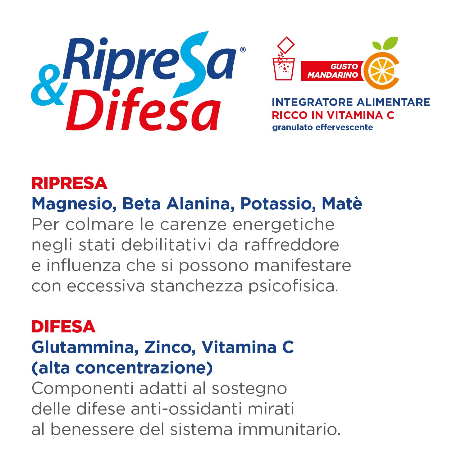 Chemist's Research Ripresa Difesa Integratore 20 Bustine Mandarino