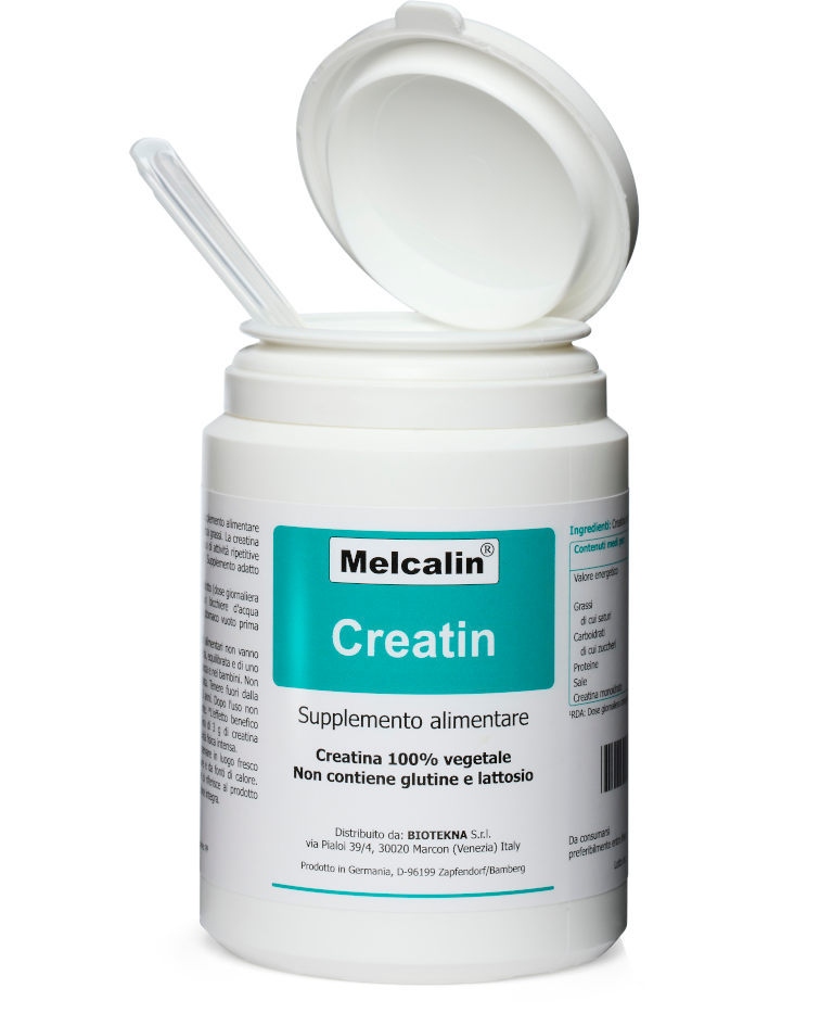 Melcalin Creatin Creatina Integratore Massa Muscolare Uso Sportivo