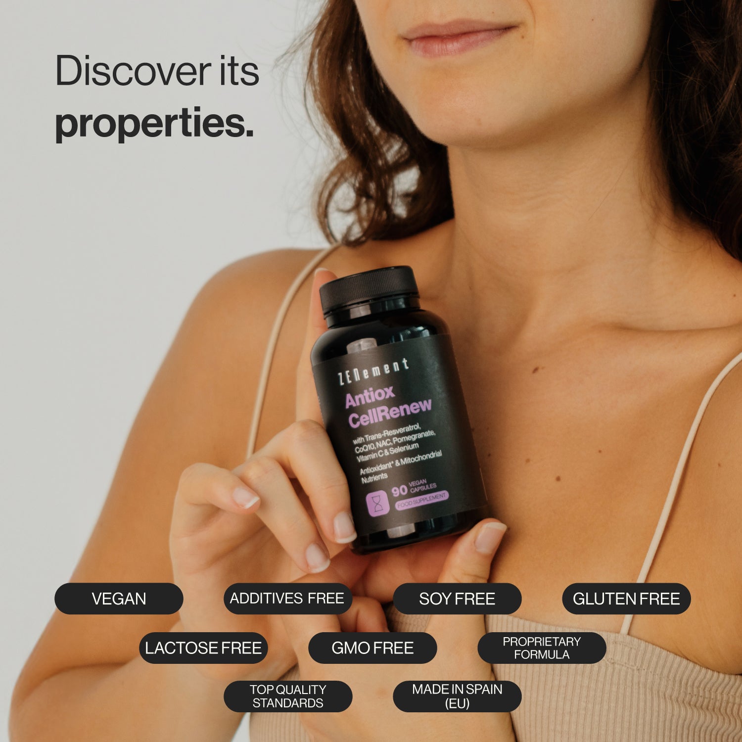 Zenement Longevità Antiox CellRenew Integratore 90 Capsule Vegane