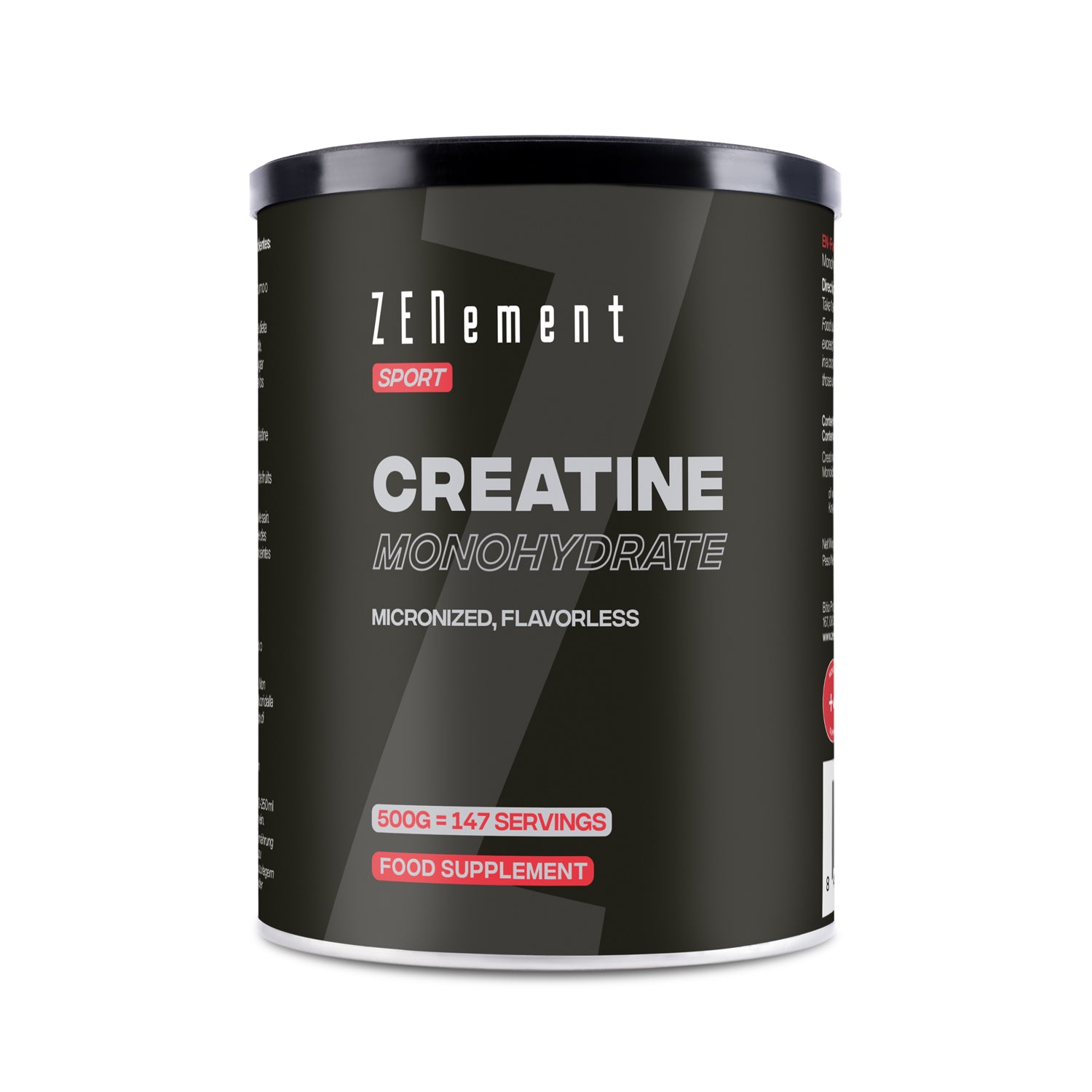 Zenement Sport Creatina Monoidrato in Polvere 500 g Vegana