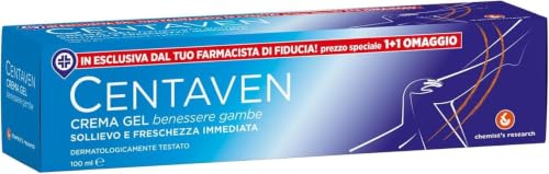Chemist's Research Centaven Crema Gel gambe 100 ml x2 centella