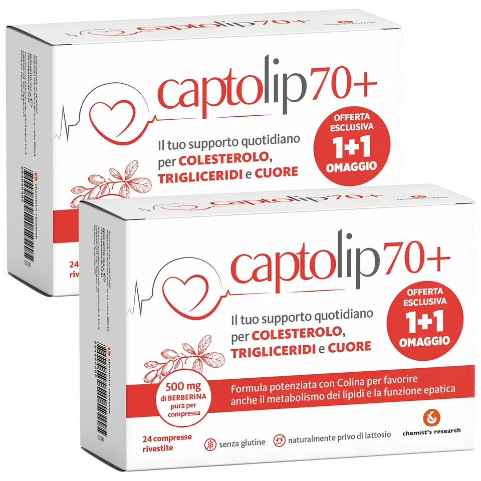 Chemist's Research Captolip 70+ Integratore 24 Compresse x2