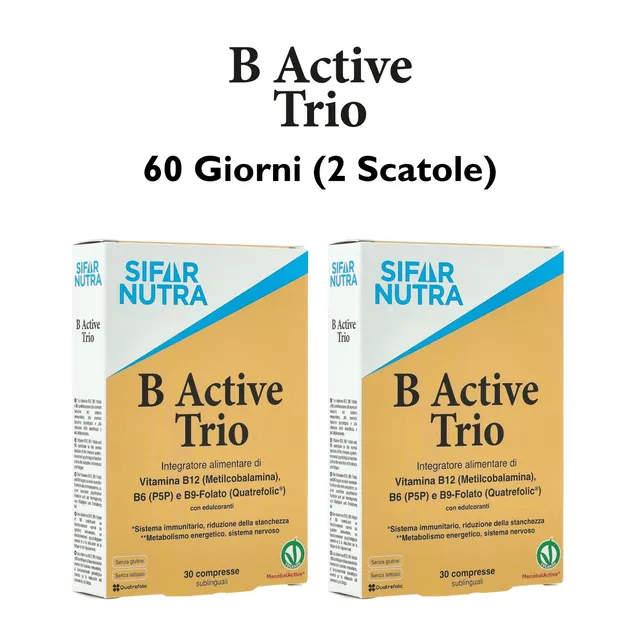 SIFAR NUTRA Memory B Active Trio B12 60 Compresse 2 Scatole