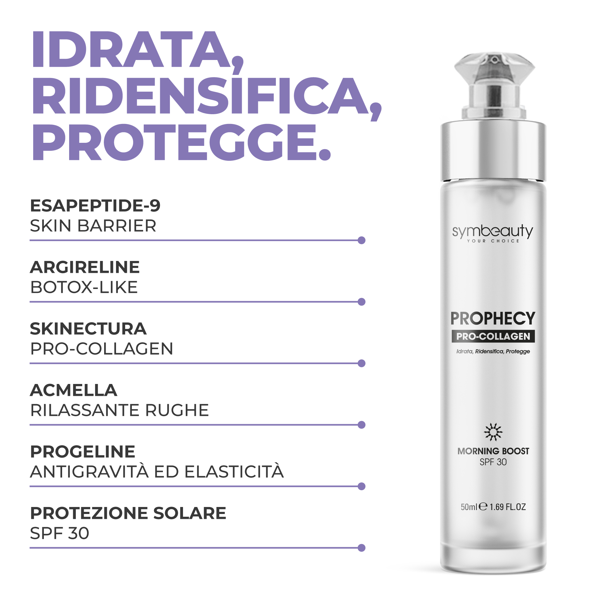 Supremagy Prophecy crema giorno SPF30 pro-collagen idratante