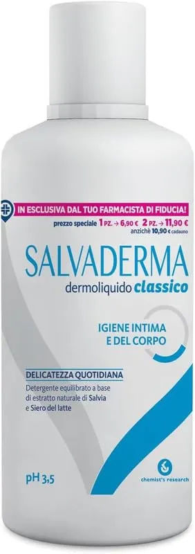Chemist's Research Salvaderma Detergente Intimo 500 ml Salvia