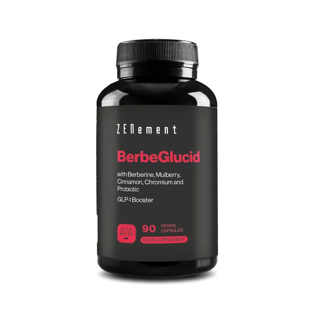 Zenement BerbeGlucid Berberina 500mg Integratore 90 Capsule Vegane