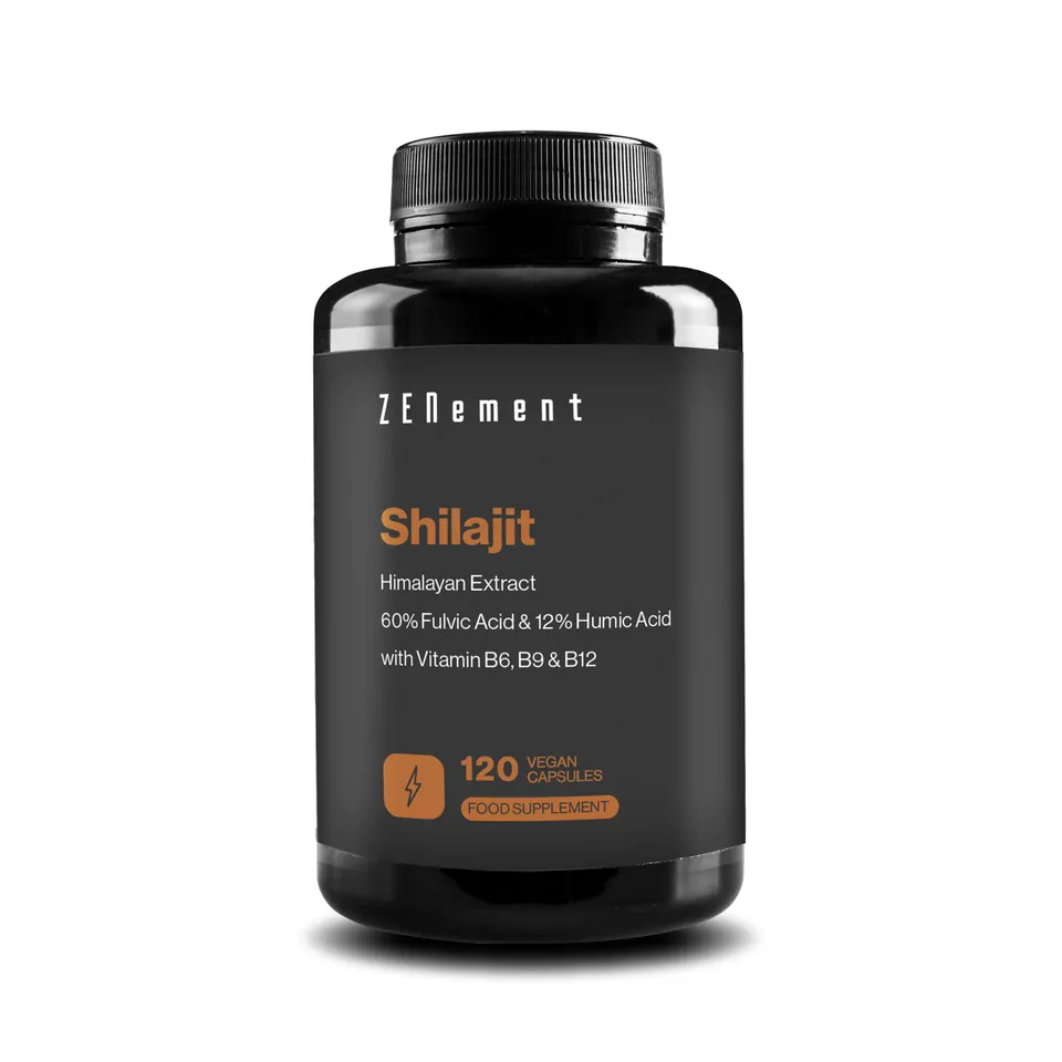 Zenement Shilajit Puro 45000 mg Integratore 120 Capsule Vegane