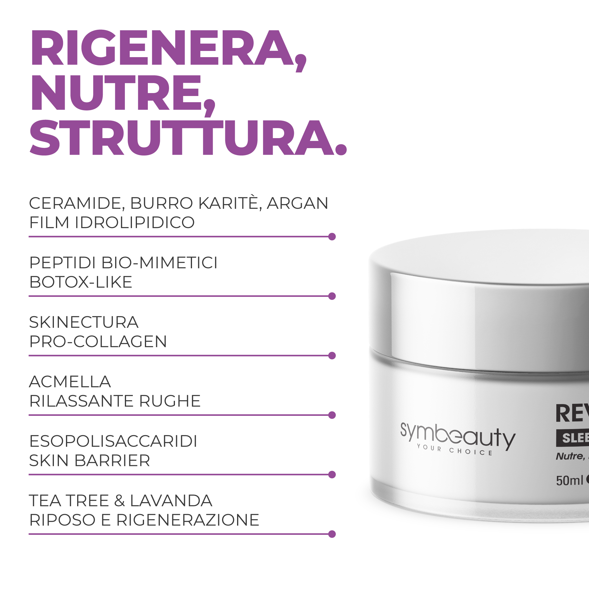 Supremagy Revelation crema notte rigenerante peptidi ceramidi