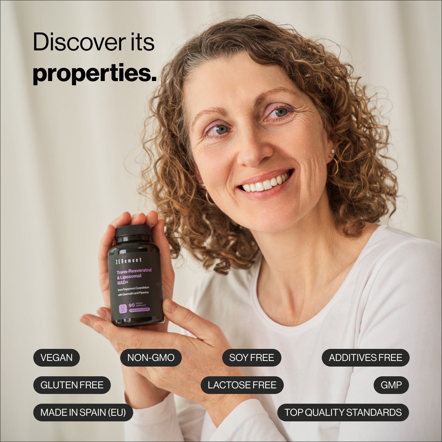 Zenement Longevità Trans-Resveratrolo NAD+ Integratore 90 Capsule