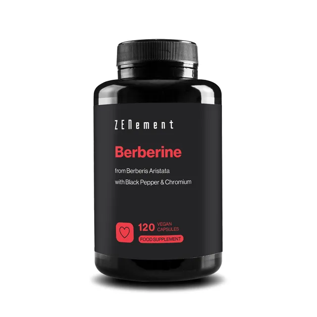 Zenement Controllo del Peso Berberina 500mg Integratore 120 Capsule Vegane