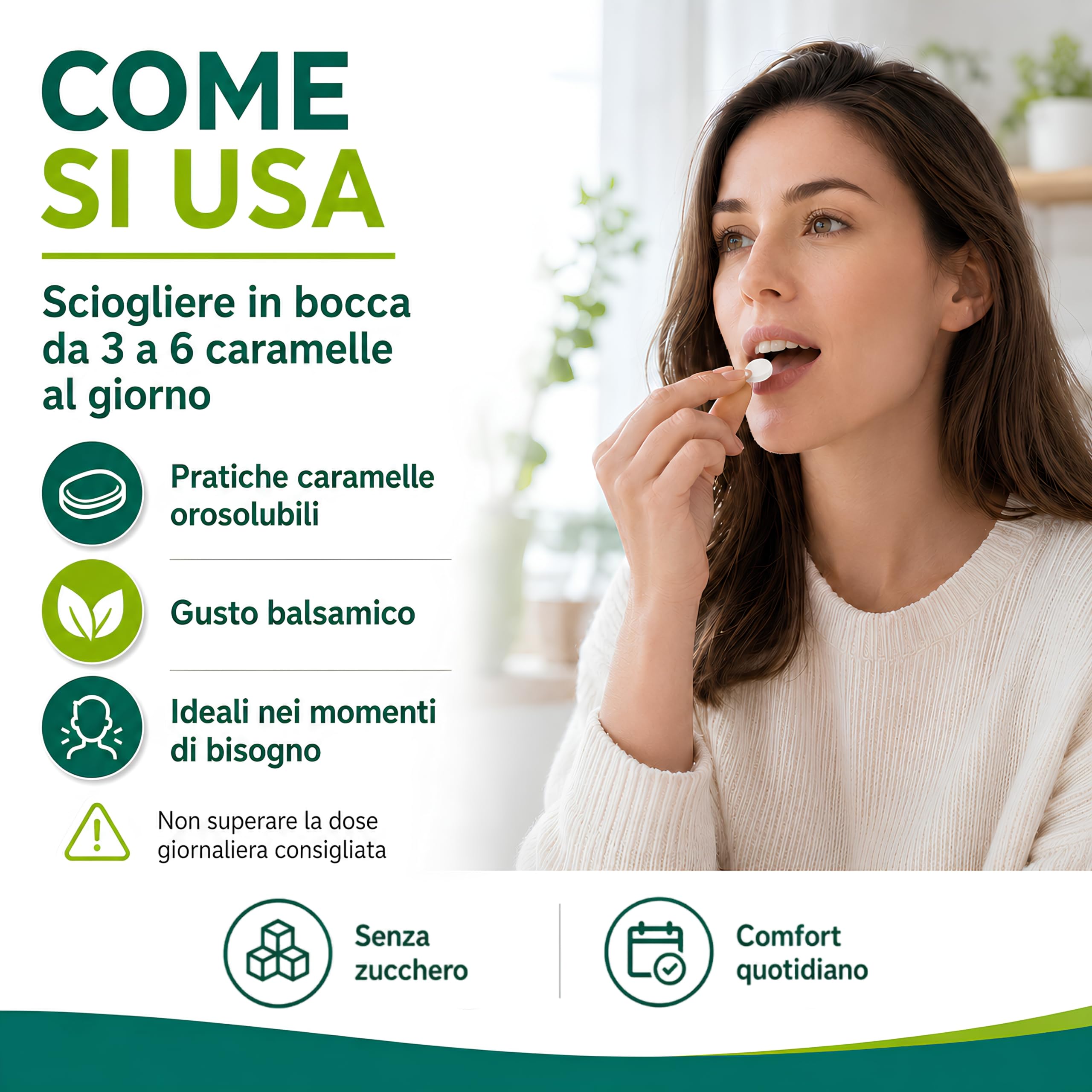 Chemist's Research Infludek 30 caramelle balsamico gola voce
