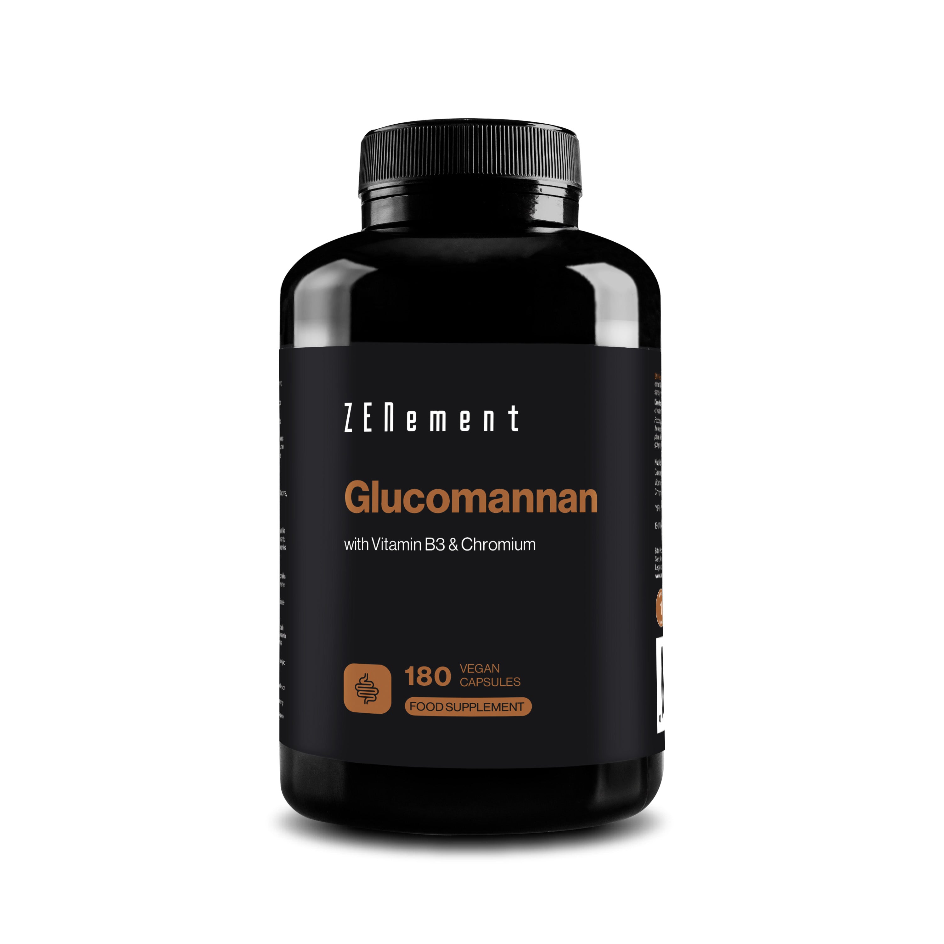 Zenement Glucomannano con Vitamina B3 e Cromo capsule 180 pz