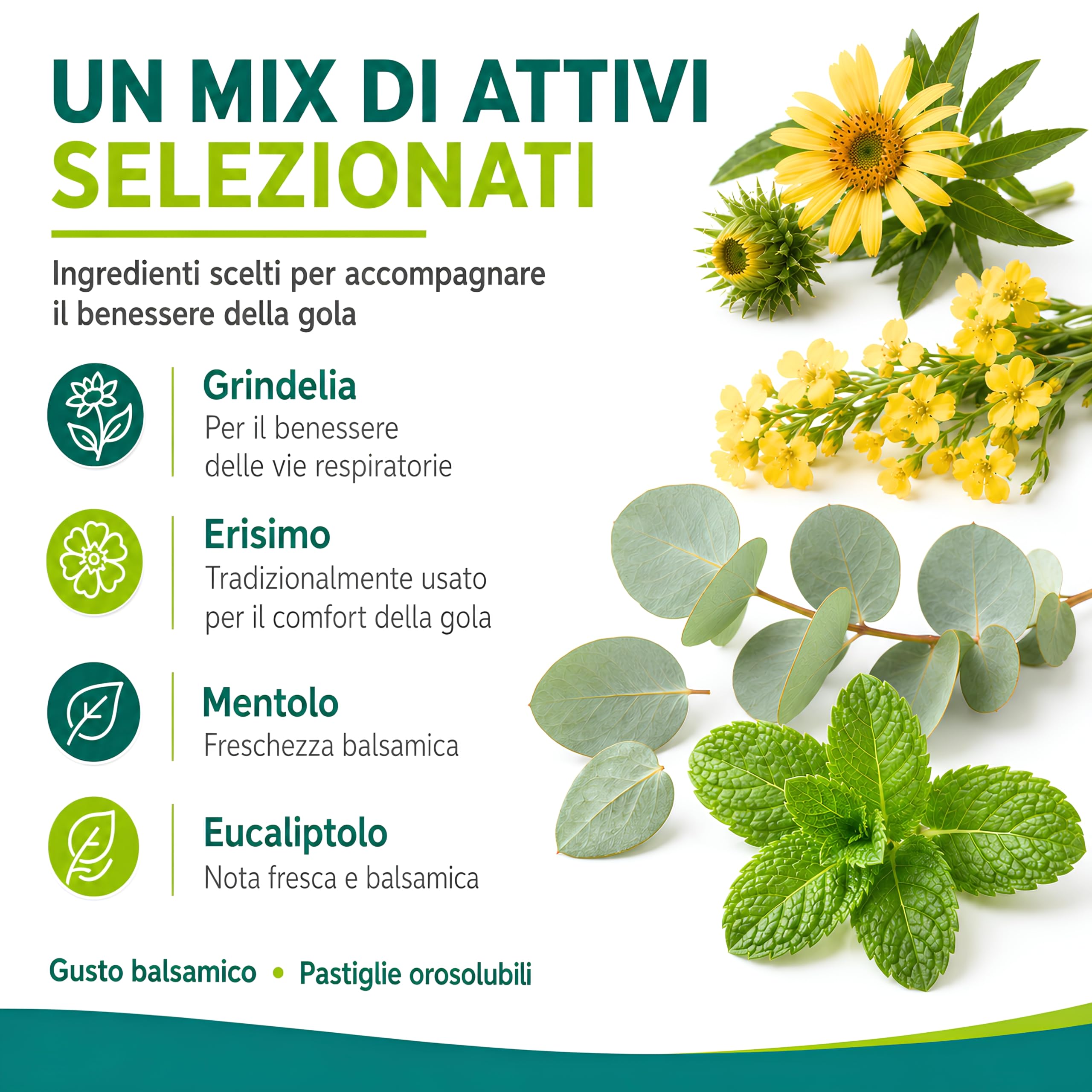 Chemist's Research Infludek 30 caramelle balsamico gola voce